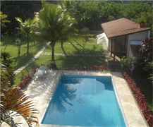 Piscina vista superior